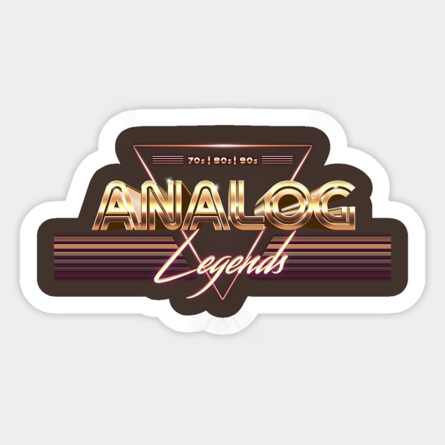 Analog Legends Sticker by viavhs